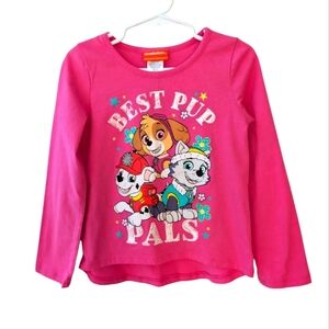 Nickelodeon Girls Cotton Pink Best Pup Pals Kids Shirt Size 5T